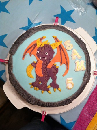 Skylander taart